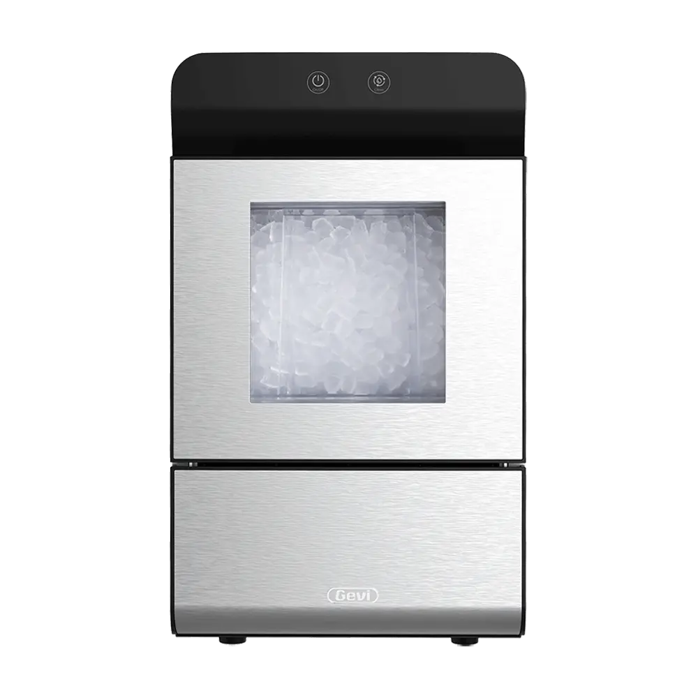 GEVI Household Countertop Nugget Ice Maker Machine With Viewing Window IMNB0