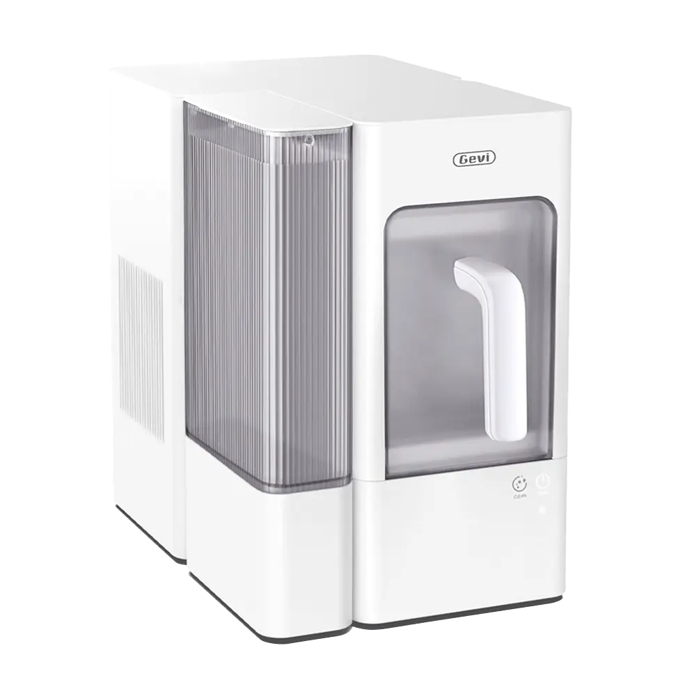 GEVI Adella Crystal Clear Nugget Ice Maker Machine IMNC0