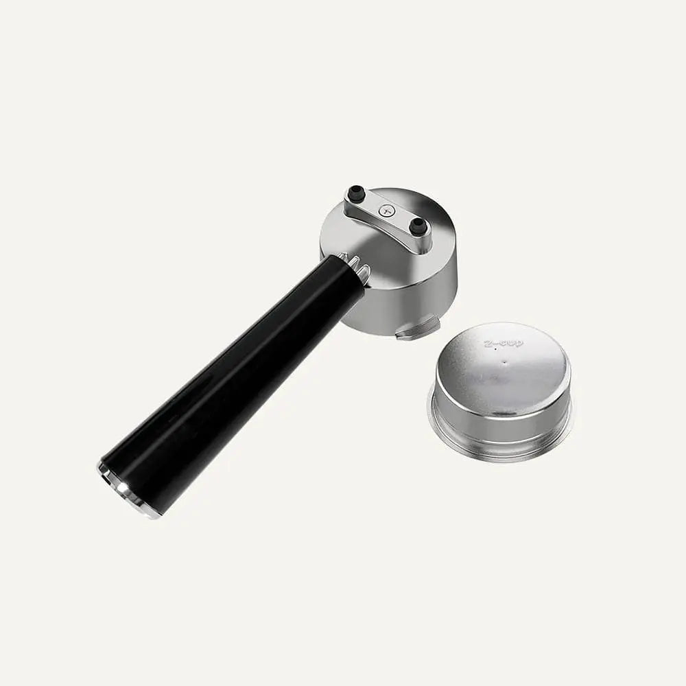 Single Cup Dual Wall Metal Filter and Portafilter Combo For Espresso Coffee Machine ECMG0, ECMA0