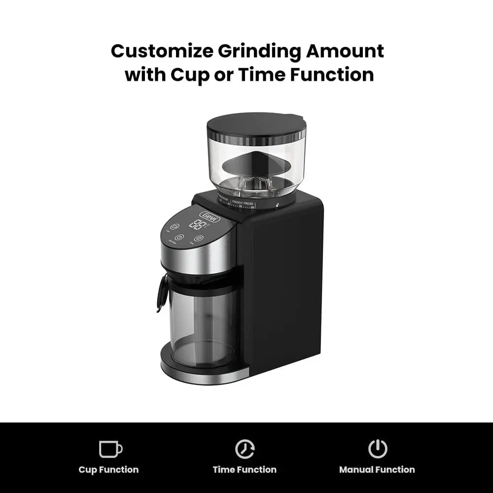 Gevi Burr Coffee Grinder for Espresso, Drip, Percolator, French Press, American, Turkish Coffee CGA0