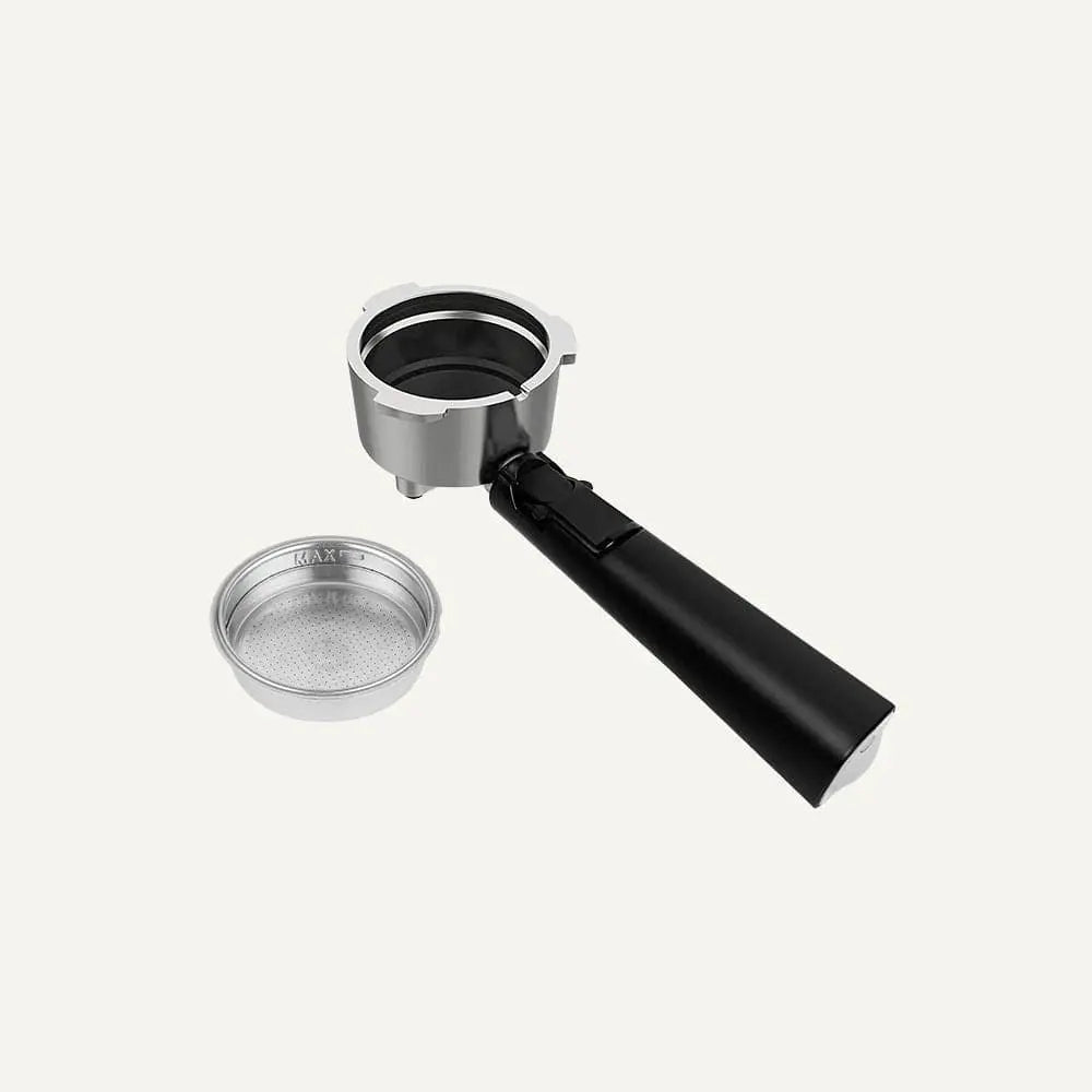 51MM Double Cup Dual Wall Metal Filter and Portafilter Combo for Espresso Maker ECMD0, ECME0
