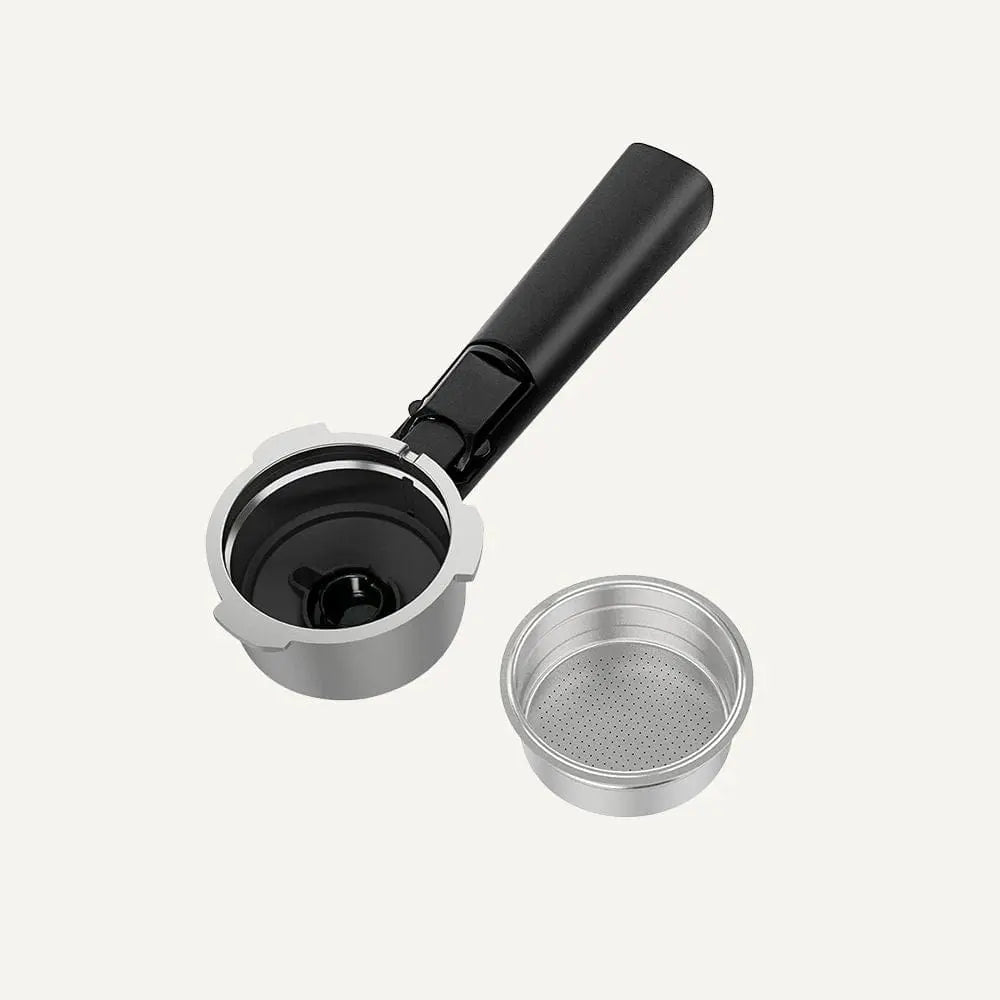 51MM Double Cup Dual Wall Metal Filter and Portafilter Combo for Espresso Maker ECMD0, ECME0