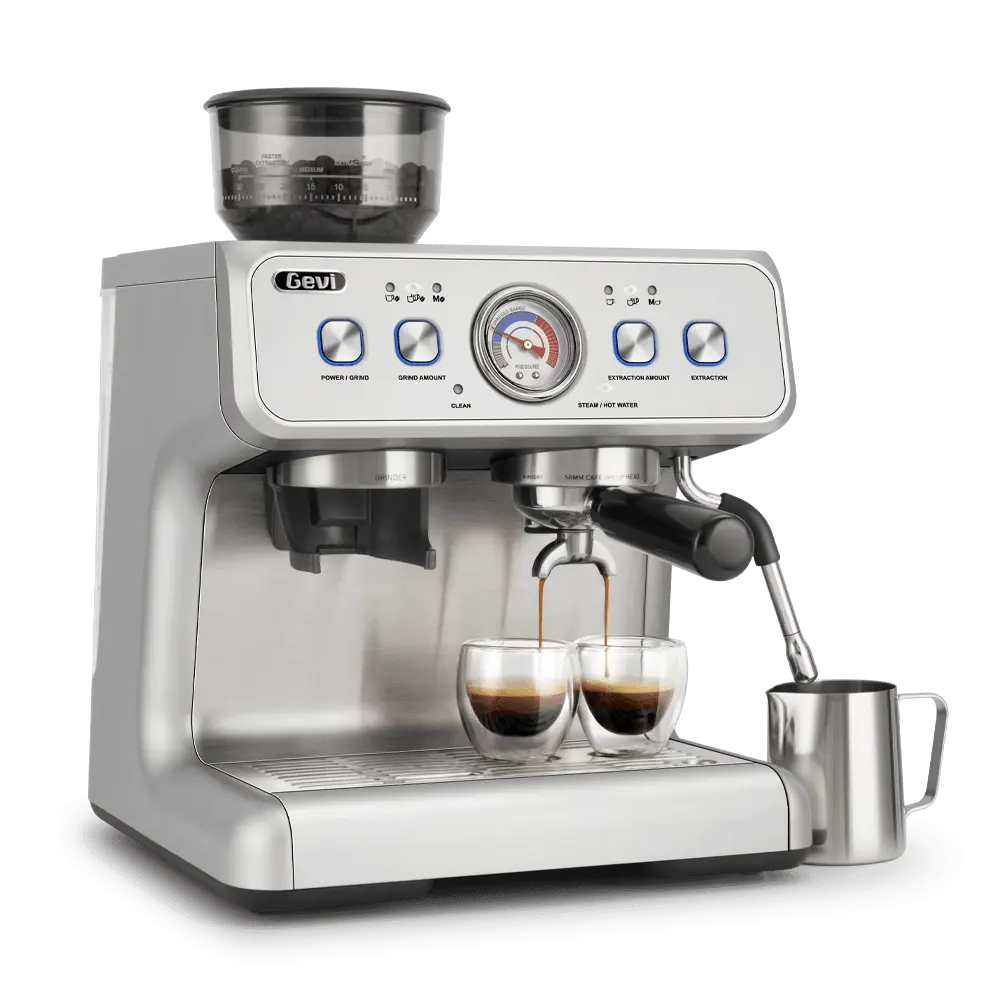 GEVI Dual Boiler Espresso Coffee Maker Machine ECMF0
