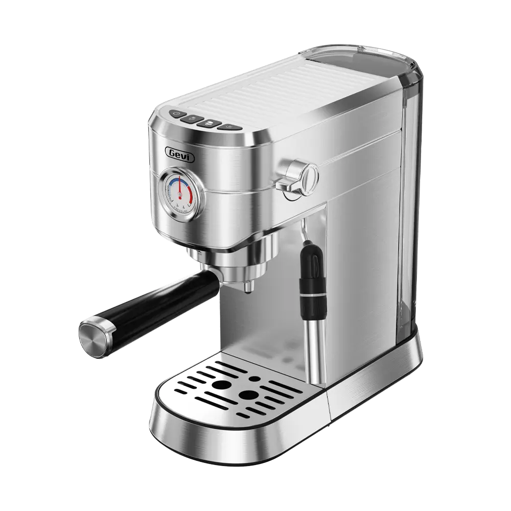 Compact Espresso Coffee Machine with Milk Steam Wand ECMA0