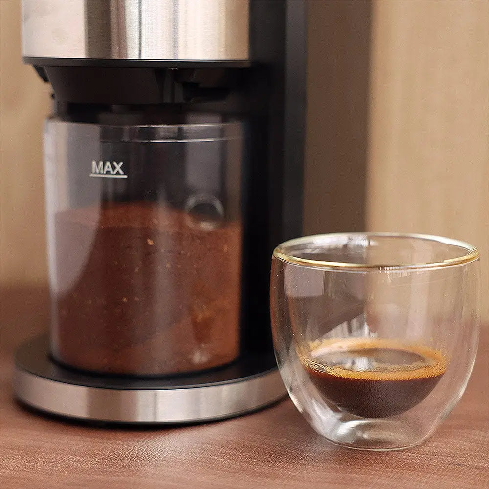 Gevi Burr Coffee Grinder for Espresso, Drip, Percolator, French Press, American, Turkish Coffee CGA0