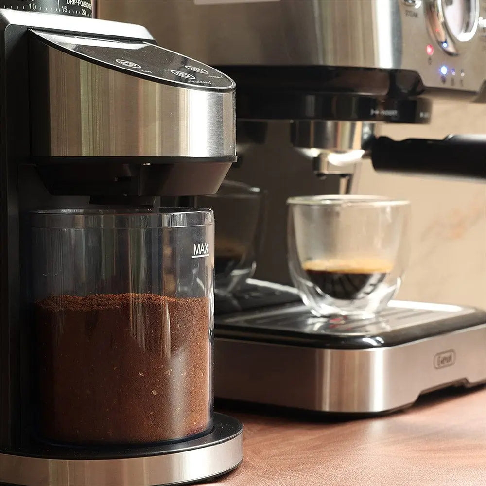 Gevi Burr Coffee Grinder for Espresso, Drip, Percolator, French Press, American, Turkish Coffee CGA0