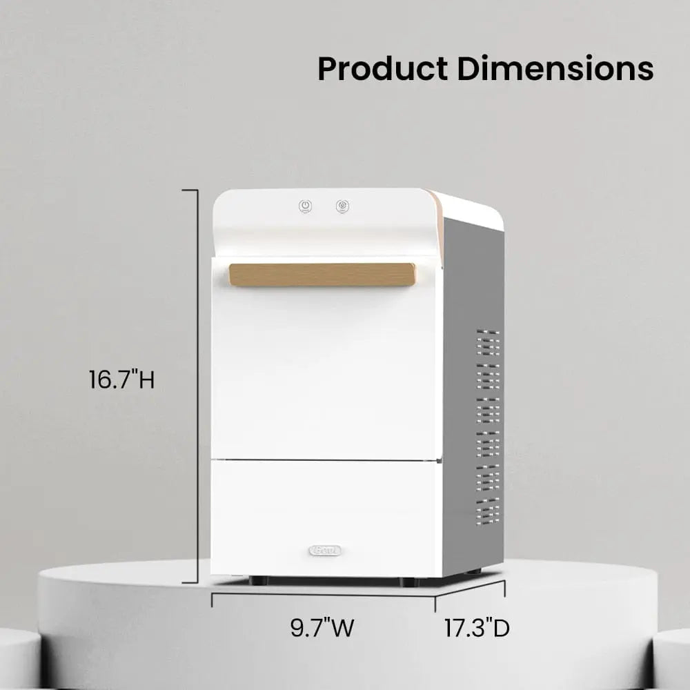 Gevi V2.0 Nugget Ice Maker with Cleaner & Descaler Kit
