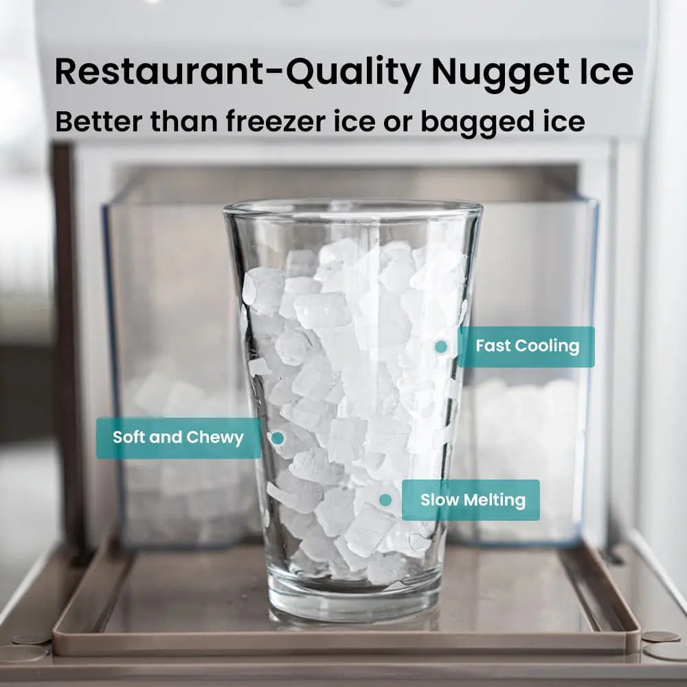 Gevi V2.0 Nugget Ice Maker with Cleaner & Descaler Kit