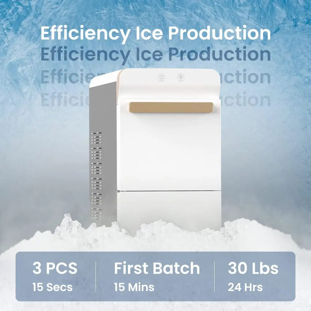 GEVI Household V2.0 Countertop Nugget Ice Maker Machine for Home IMNA0