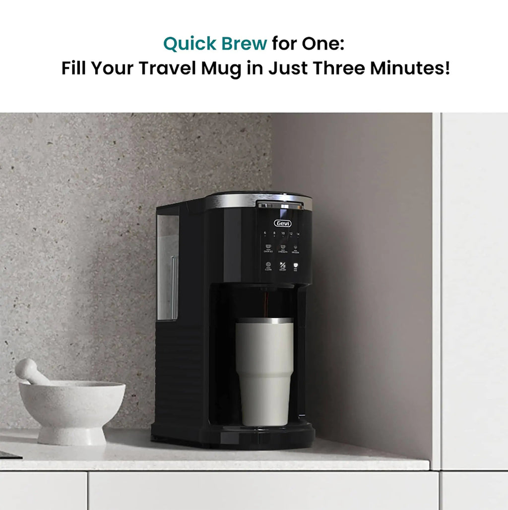 GEVI Ezpod Compact Single Serve Coffee Maker SSCMA0