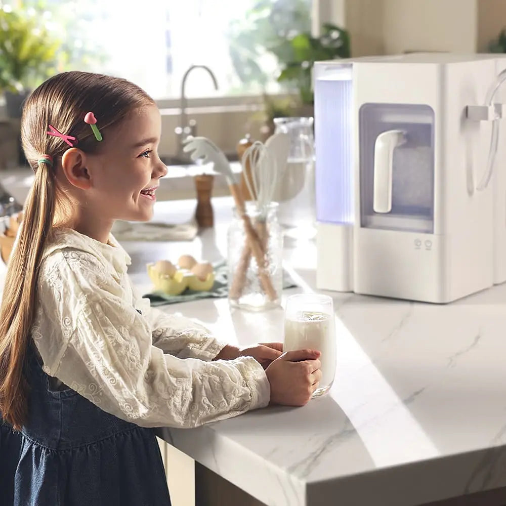 GEVI Adella Crystal Clear Nugget Ice Maker Machine IMNC0
