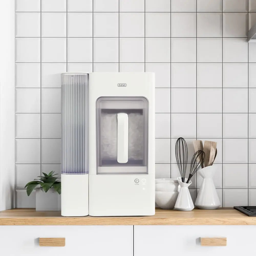 GEVI Adella Crystal Clear Nugget Ice Maker Machine IMNC0