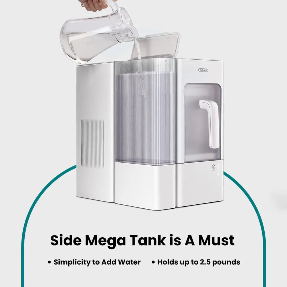GEVI Adella Crystal Clear Nugget Ice Maker Machine IMNC0