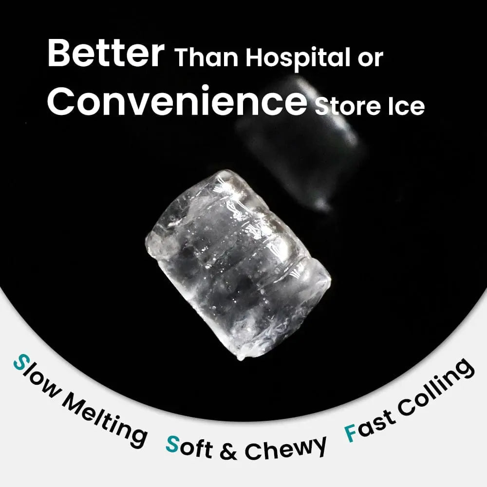 GEVI KNOVA Portable Countertop Compact Gemi Nugget Ice Maker IMND0