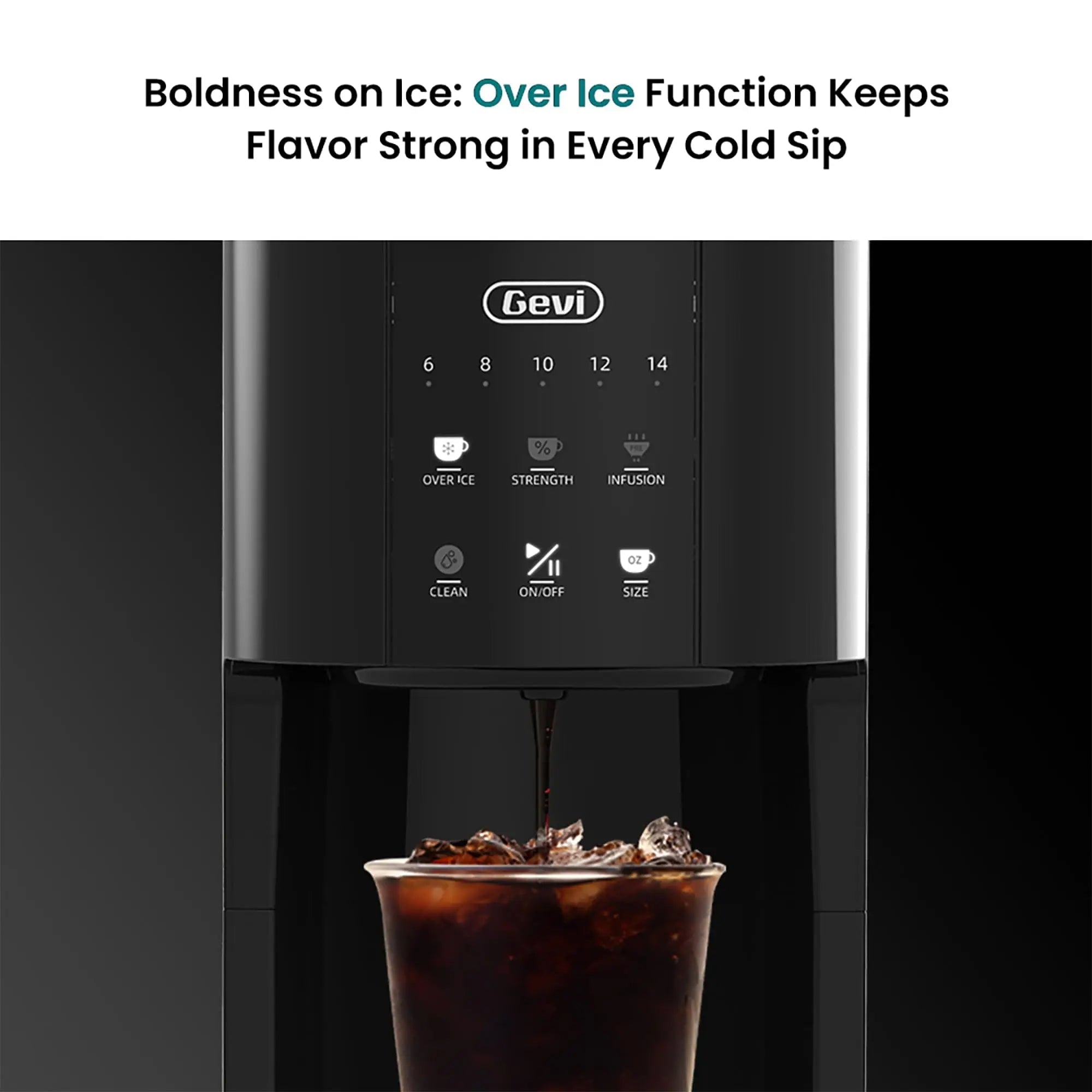 GEVI Ezpod Compact Single Serve Coffee Maker SSCMA0
