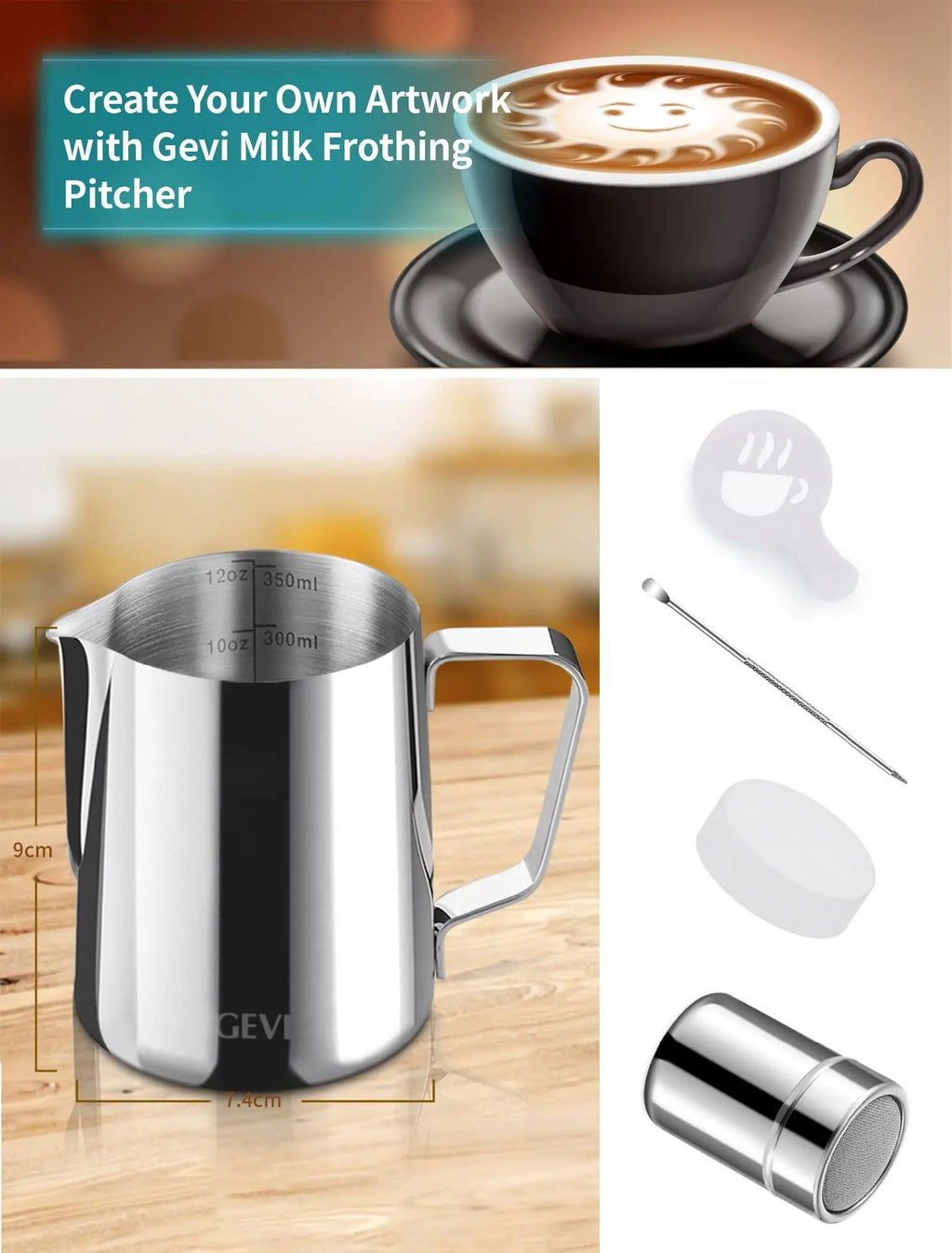GEVI Milk Pitcher